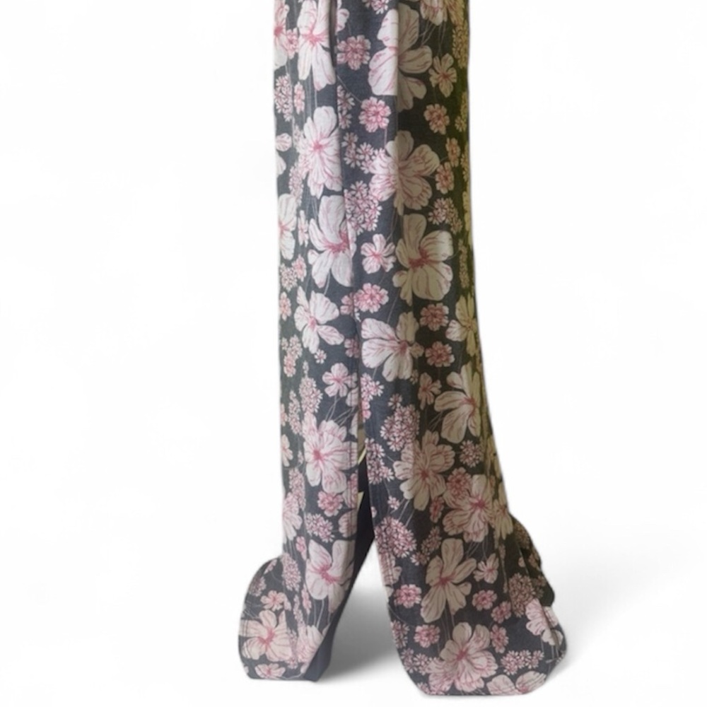 Blu Ivy Pink Floral Strapless Jersey Tube Maxi Dress Small/Medium- Read info - Picture 4 of 8